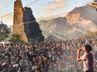 Open-air concert at Freudenberg Castle in Bad Ragaz