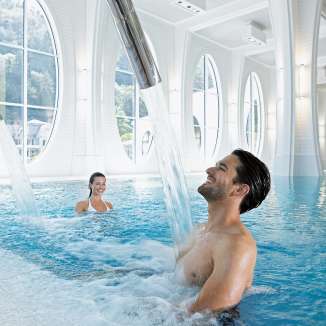 Indoor pool, Tamina Therme, thermal spa, thermal water, wellness