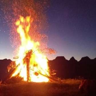 Campfire in Heidiland