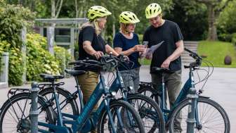 E-bike GPS treasure hunt