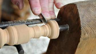 Wood turning finesses