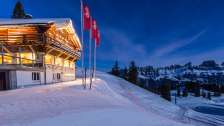 Flumserberg ski area by night