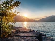 Lake Walen, Murg, evening mood