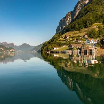 Quinten and Lake Walen © Heidiland Tourism / Thomas Kessler Visual