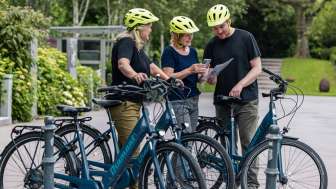 E-bike GPS treasure hunt