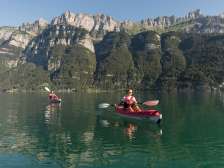 Kayaking on Lake Walen