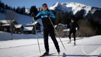 Private cross-country skiing lessons in the Tamina Valley