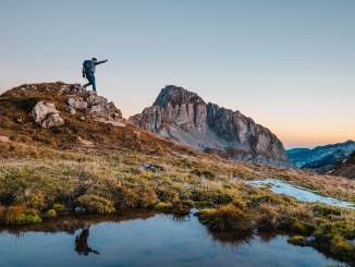 Hut tour Murgsee-Story Golden fall, round tour, Murgsee, Murg, mountain hut, long-distance hiking