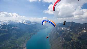 Paragliding tandem flight Walensee - Flums - Pizol