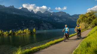 E-Bike_Lake Walen ebike, sun