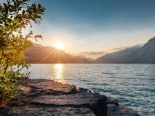 Murg beach at sunset