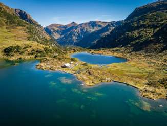 Hike, Mountain lake, Hiking