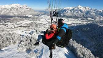 Paragliding tandem flight "Heidiland"