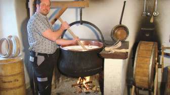 Traditional cheese dairy Alp Tannenboden