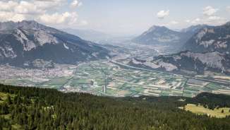 View from the Edelweiss bench on the Pizol Pizol, Edelweiss, Christian Dancker, Pizolbahnen, Bänkli, Edelweiss Bänkli, saltyimages.ch, viewing platform, SALTY IMAGES