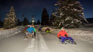Night sledging_Flumserberg Snow, sledging