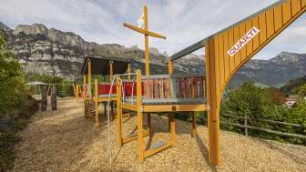 Playground at the Neuschönstatt restaurant 