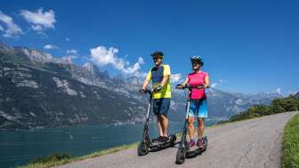 E-scooter picnic tour Walensee