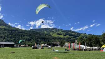 Paragliding on the Flumserberg