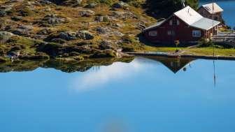 Mountain lake, Heidiland, fall colors, fall hike, Lake Murg, Murgsee Hut, hiking, hike