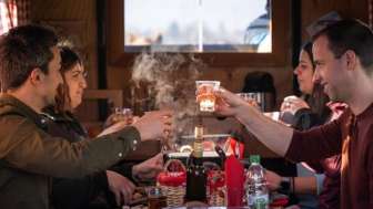 Fondue carriage ride Bündner Herrschaft