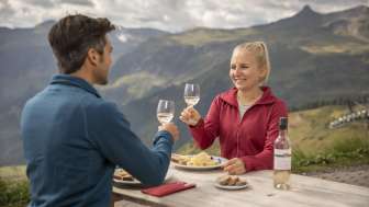 Appetizer at the Maschgenkamm Panorama Restaurant © Flumserberg Mountain Railways