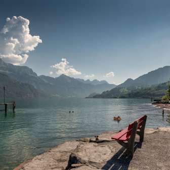 A walk along Lake Walen © Dolores Rupa