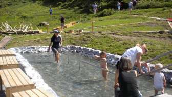 Children's Kneipp facility on the Heidi Trail