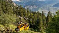 Älplibahn, Älplibahn Malans, view, Bündner Herrschaft, Malans, vineyards, vineyard