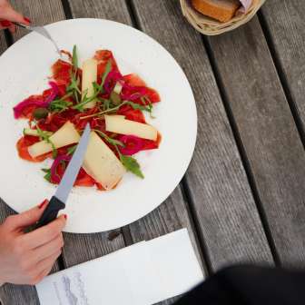Appetizer at the Sennästube restaurant © Kevin Wildhaber