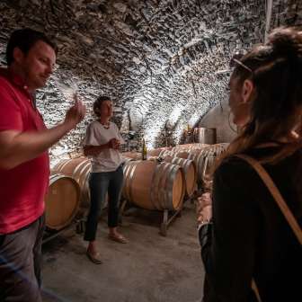 Visit to a wine cellar © Wine Tours Switzerland