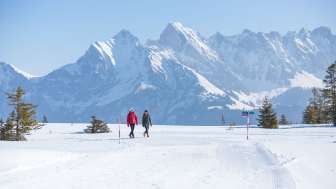 Winter hiking on the Flumserberg Mountains