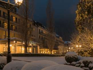 Bad Ragaz, lighting, Grand Resort Bad Ragaz, Kurpark, Quellenhof, Christmas, Christmas lights