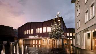 Exterior view of the Verrucano event center in Mels
