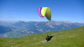 Paragliding tandem flights in Heidiland