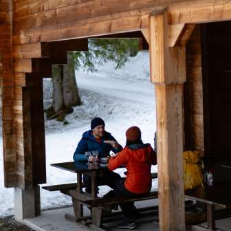 Rest area hut Heidi & Peter © Kevin Wildhaber