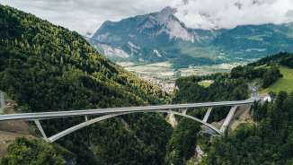 Tamina bridge Valens, Pfäfers, Tamina valley, sight, bridge, Tamina bridge